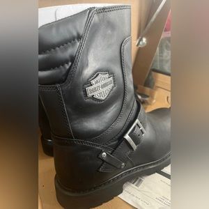 NEW Mens Black Harley Davidson Boots